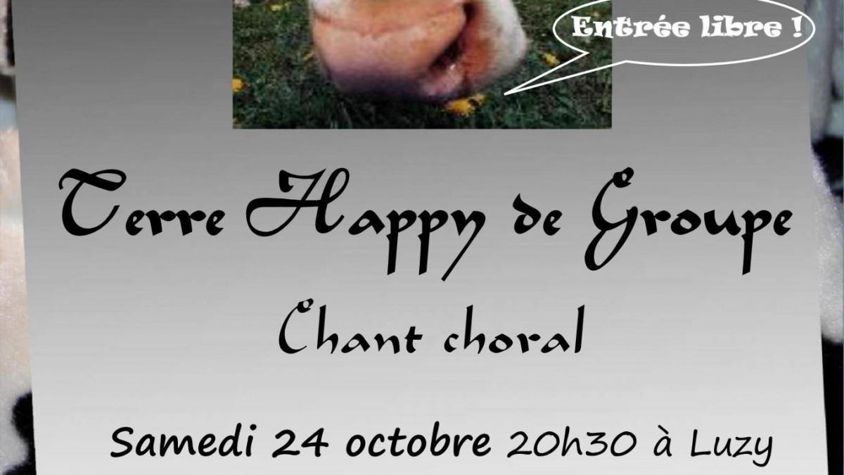 Affiche concert terre happy