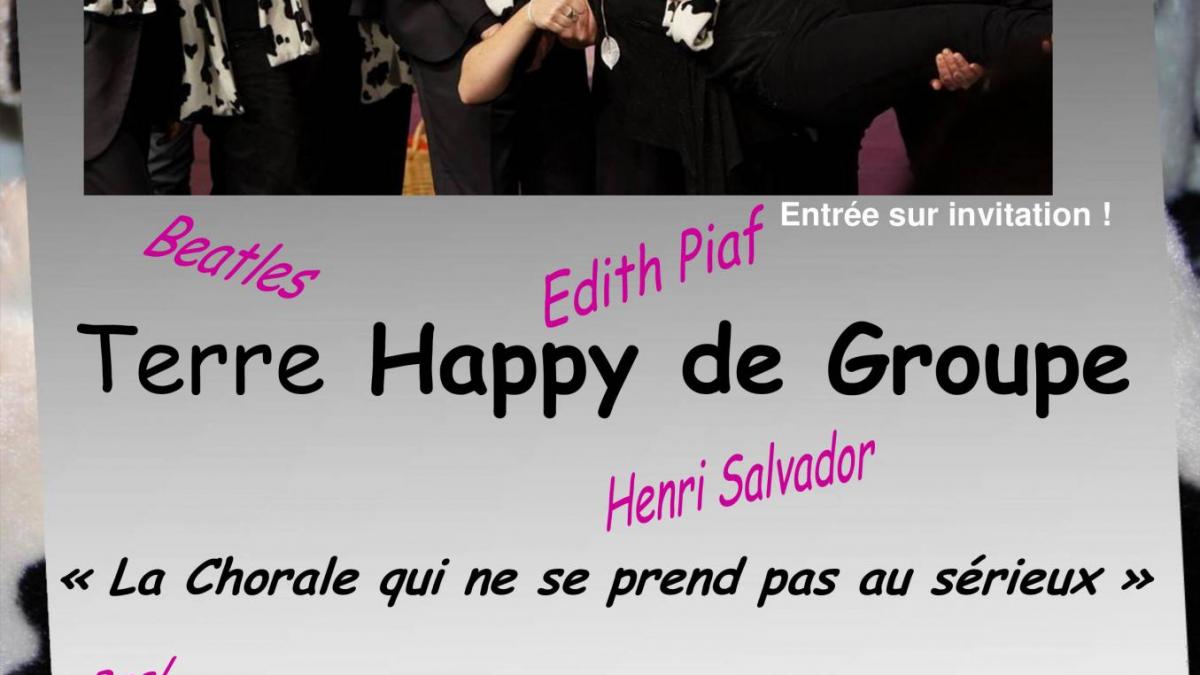 Terre happy de groupe chez maxim s